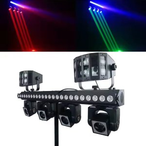 LIGHT4ME LIGHT4ME MT BAR 3 zestaw oświetleniowy multiefekt świetlny 4w1 4x głowica ruchoma beam 4x40W RGBW LED 3