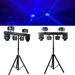 LIGHT4ME LIGHT4ME MT BAR 1 zestaw oświetleniowy multiefekt RGBW 4w1 głowica ruchoma efekt derby stroboskop par 4