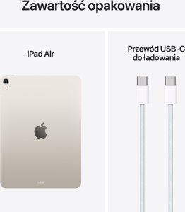Tablet Apple iPad Air 11" 6 gen. 512 GB Beżowy (MCAA4HC/A) 2