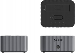 Stacja dokująca Orico Stacja dokująca do dysków z funkcją klonowania M.2 NVME + 2,5"/3,5 HDD / 2,5" SSD - szara 2