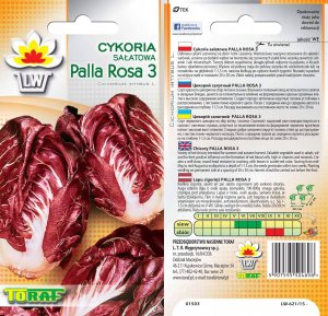Toraf Nasiona warzyw | Cykoria Sałatowa Palla Rossa 3 | Opakowanie 5g 8