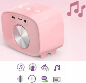 My First Głośnik Mikrofon Zestaw 2w1 Karaoke Na Bluetooth Aux Microsd Dla Dziecka / Myfirst Voice 2/ Różowy 10