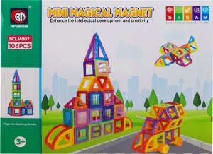 NoboKids Klocki Magnetyczne Konstrukcyjne Duże Panele 3D 12