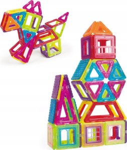 NoboKids Klocki Magnetyczne Konstrukcyjne Duże Panele 3D 8