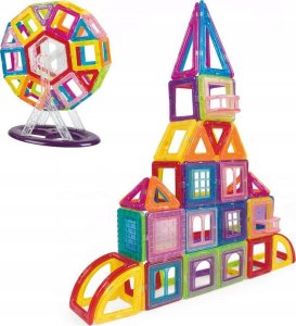 NoboKids Klocki Magnetyczne Konstrukcyjne Duże Panele 3D 10