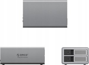 Kieszeń Orico Macierz dyskowa na 2 dyski RAID 2,5"/3.5" SATA HDD/SSD - szara 3