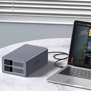 Kieszeń Orico Macierz dyskowa na 2 dyski RAID 2,5"/3.5" SATA HDD/SSD - szara 4