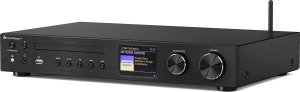 Wieża Soundmaster ICD4350SW przenośny system stereo Analogowe i cyfrowe 100 W DAB+, FM Czarny Odtwarzacz mp3 2