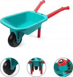 click4TOYS Zestaw Narzędzi Ogrodniczych Dla Dzieci Taczka Grabie Łopatka Szpadel 18 El 9