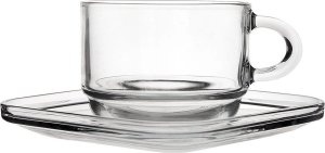 lav Filiżanka ze spodkiem szklana 250 ml 6 szt. 3