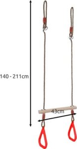 Huśtawka Kruzzel Huśtawka - trapez Kruzzel 25383 3