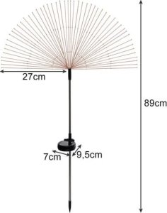 Gardlov Lampa ogrodowa solarna- dmuchawce 25477 3