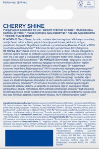 Nivea NIVEA CHERRY SHINE Pomadka ochronna do ust wiśniowa koloryzująca 4,8g 2