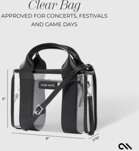 Casemate Case-Mate Micro Tote Bag - Wodoodporna torba na ramię (Midnight Black/Clear) 6
