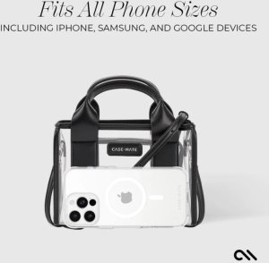 Casemate Case-Mate Micro Tote Bag - Wodoodporna torba na ramię (Midnight Black/Clear) 7