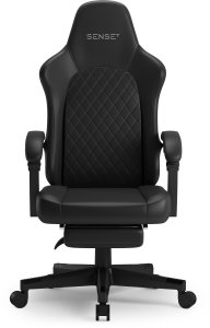 Fotel SENSE7 DEVON PU czarny 6