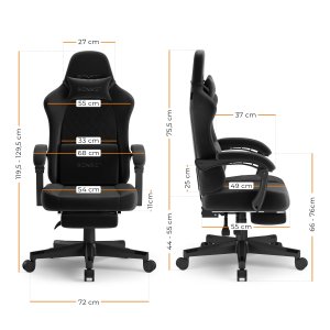 Fotel SENSE7 DEVON alcantara black 8