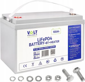 AZO Digital Akumulator LiFePO4 12,8V 100 Ah (150A) + BMS + BLUETOOTH + MATA GRZEWCZA 5