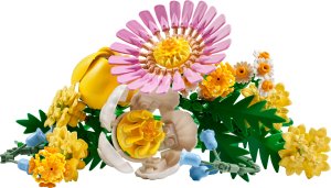 LEGO Icons Mały bukiet żółtych kwiatów (10347) 5