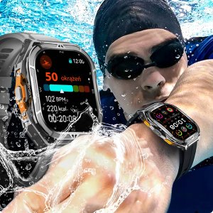 Smartwatch JG Smart SMARTWATCH MĘSKI GPS ZEGAREK MENU POLSKIE ROZMOWY ZDROWIE SMART WATCH SPORT 11
