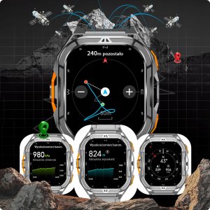 Smartwatch JG Smart SMARTWATCH MĘSKI GPS ZEGAREK MENU POLSKIE ROZMOWY ZDROWIE SMART WATCH SPORT 14
