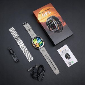 Smartwatch JG Smart SMARTWATCH MĘSKI GPS ZEGAREK MENU POLSKIE ROZMOWY ZDROWIE SMART WATCH SPORT 9