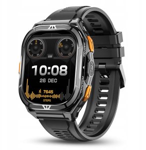 Smartwatch JG Smart SMARTWATCH MĘSKI GPS PŁYWANIE WODOODPORNY SEN ROZMOWY SMART WATCH + 2 PASKI 2