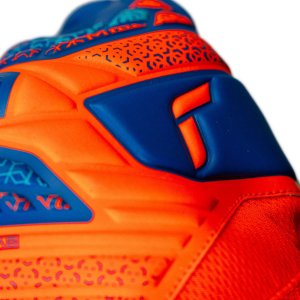 Reusch Rękawice bramkarskie Reusch Attrakt Starter Solid Junior pomarańczowo-niebieskie 5572514 2290 5,5 6