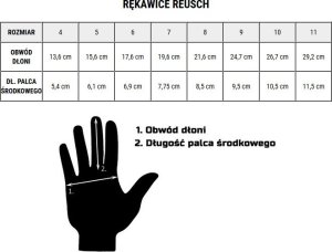 Reusch Rękawice bramkarskie Reusch Attrakt Starter Solid Junior pomarańczowo-niebieskie 5572514 2290 5,5 8