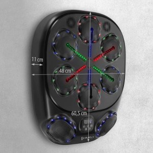 HMS TB10 ELEKTRONICZNA TARCZA BOKSERSKA BLUETOOTH Z MUZYKĄ I RĘKAWICAMI BATERIA 4000MAH HMS 4