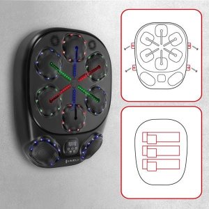 HMS TB10 ELEKTRONICZNA TARCZA BOKSERSKA BLUETOOTH Z MUZYKĄ I RĘKAWICAMI BATERIA 4000MAH HMS 5