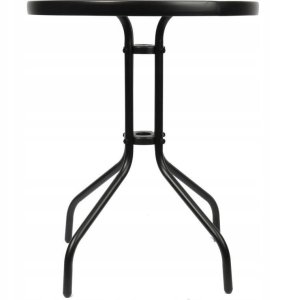 DLGTP Okrągły stolik ogrodowy SAONA, metalowy, Ø 70 cm 2