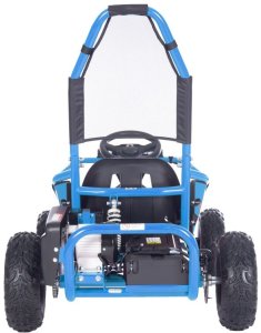 Super-Toys Pojazd Gokart Elektryczny MAIGHTY Niebieski 8