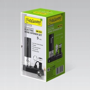 Maestro Korkociąg do wina elektryczny USB MAESTRO MR-1623 3