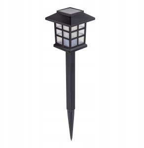 VERGIONIC Lampa ogrodowa solarna led domek dekoracja ozdoba do ogrodu 2