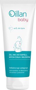 Online USV Systeme Oillan Baby Żel do kąpieli i mycia ciała i włosów 3w1 od 1. dnia życia, 100 ml 2