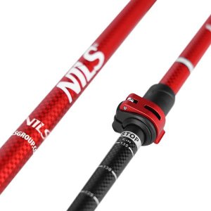 Nils Extreme Kijki trekkingowe Nils Aluminiowe TK8601 regulowane 65-135cm 5