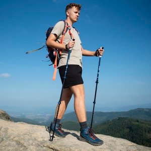Nils Extreme Kijki trekkingowe Nils Aluminiowe TK8601 regulowane 65-135cm 12