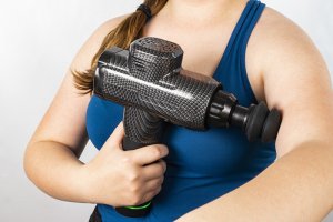 Fitness King Pistolet masujący do masażu i regeneracji ciała pleców masażer punktowy 4