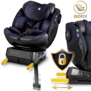 Fotelik samochodowy Nukido Fotelik samochodowy Aero Line czarno-granatowy 0-36 kg ISOFIX 14