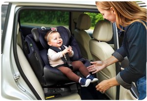 Fotelik samochodowy Nukido Fotelik samochodowy Aero Line czarno-granatowy 0-36 kg ISOFIX 15