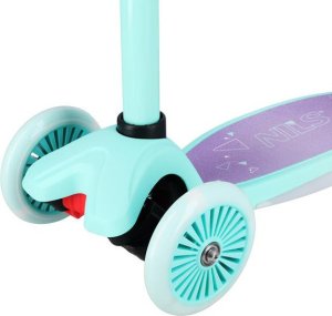 Hulajnoga NILS Fun Hulajnoga dziecięca podświetlana led Nils Fun HLB1310 fioletowa 6