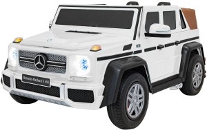 Costway Pojazd Mercedes Benz MAYBACH G650 Biały 3