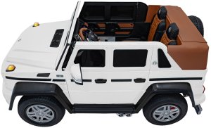 Costway Pojazd Mercedes Benz MAYBACH G650 Biały 5
