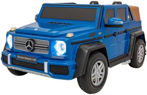 Costway Pojazd Mercedes Benz MAYBACH G650 Niebieski 3