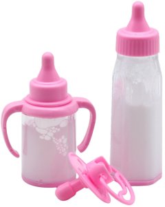 LeanToys Zestaw Dla Niemowlaka Lalki Butelki Znikające Mleko Smoczek LEAN TOYS 2