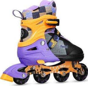 Rolki Nils Extreme NA13810 rekreacyjne regulowane fioletowe r. 39-42 3