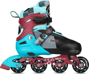 Rolki Nils Extreme NA13810 rekreacyjne regulowane turkusowe r. 31-34 2