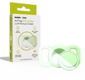 Mobile Origin Mobile Origin AirTag Pet Collar, luminous green 2