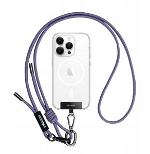 Innostyle INNOSTYLE SMYCZ DO TELEFONU NA SZYJE WKŁADKA CROSSBODY MOCNA FIOLETOWA 6MM 10